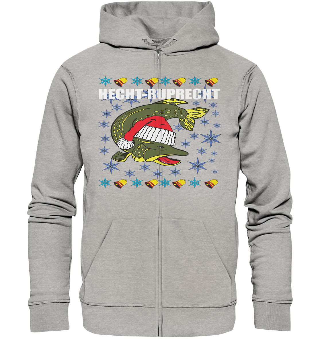 Hecht - Ruprecht Knechtruprecht Ugly Christmas Xmas - Organic Zipper