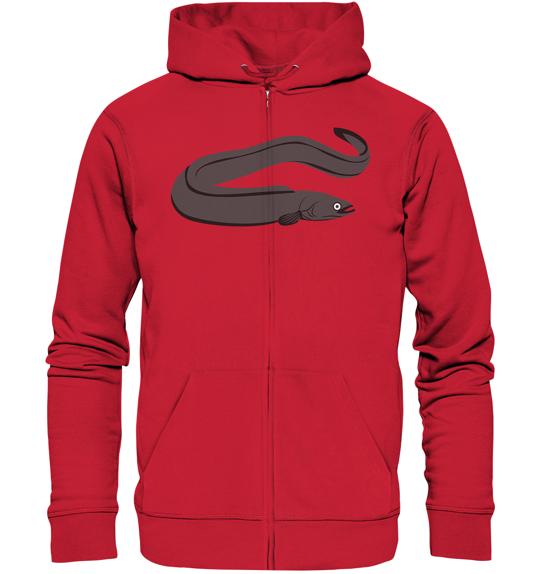 Aal – Lustiges Zielfisch Design für Angler und Fischliebhaber - Organic Zipper