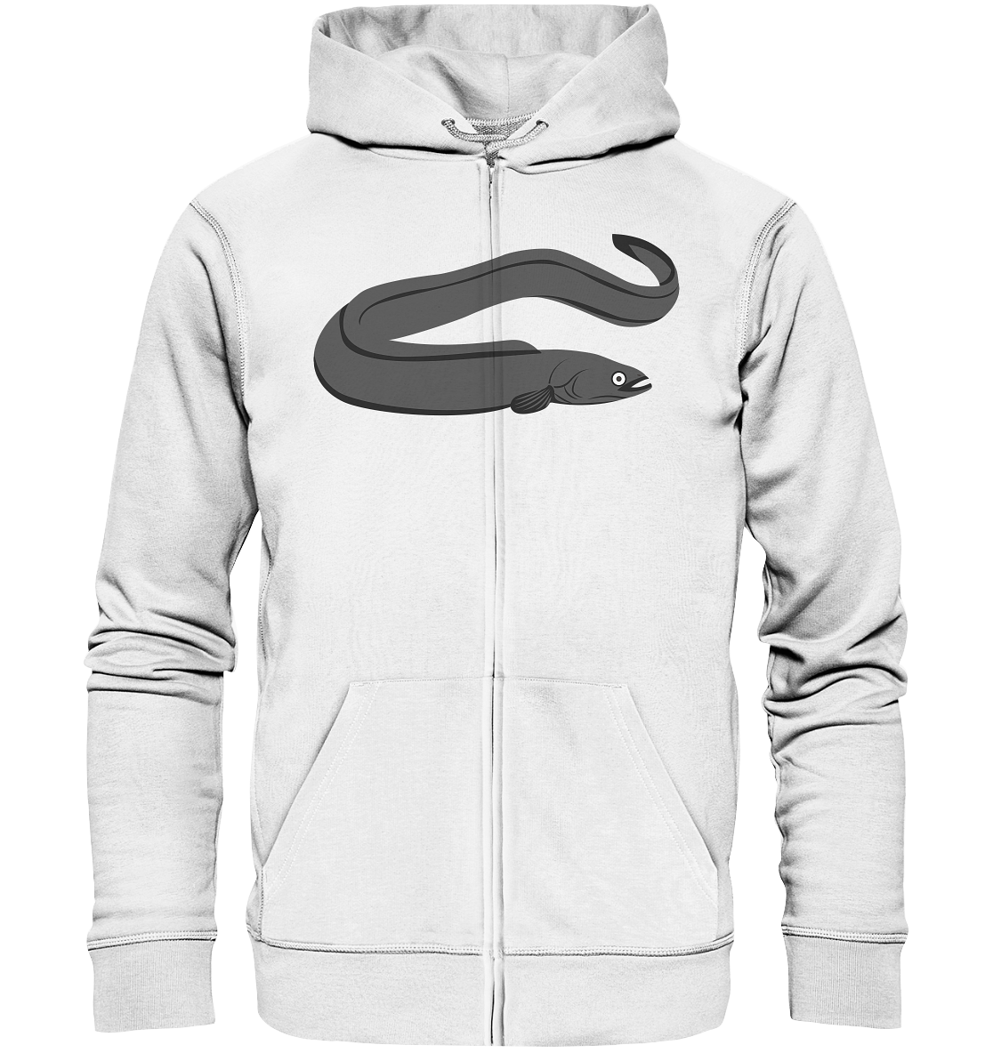 Aal – Lustiges Zielfisch Design für Angler und Fischliebhaber - Organic Zipper