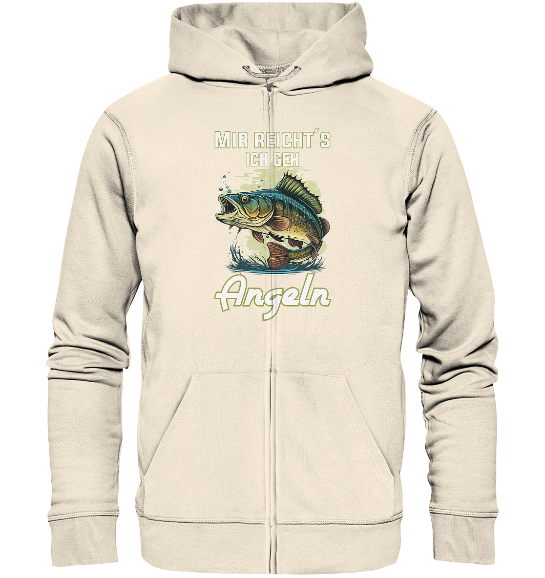 Mir reicht´s ich geh angeln - Organic Zipper