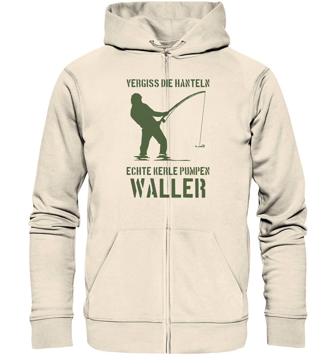 Vergiss die Hanteln echte Kerle pumpen Waller - Organic Zipper