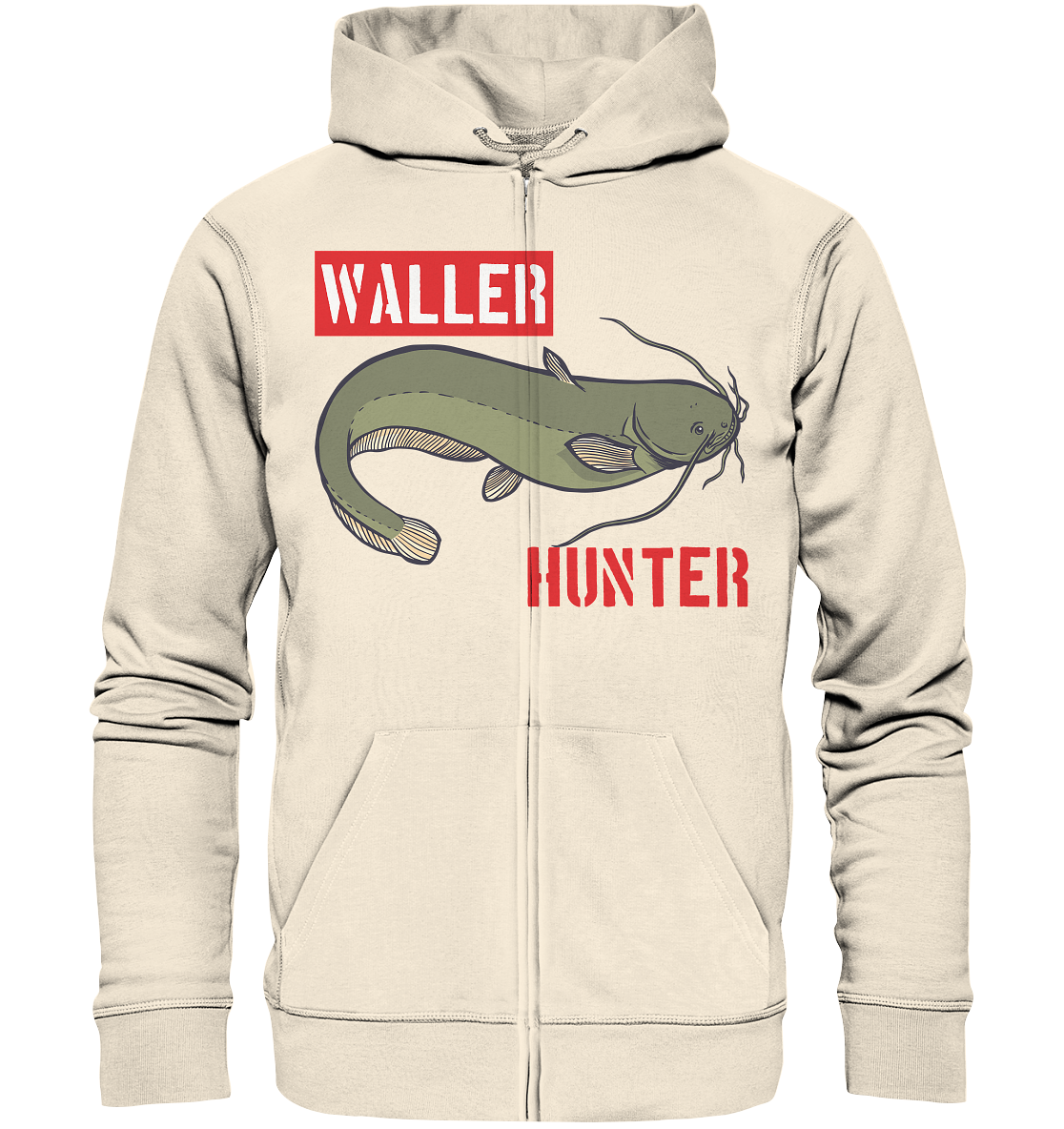 Waller Hunter - Wels Angler - Organic Zipper