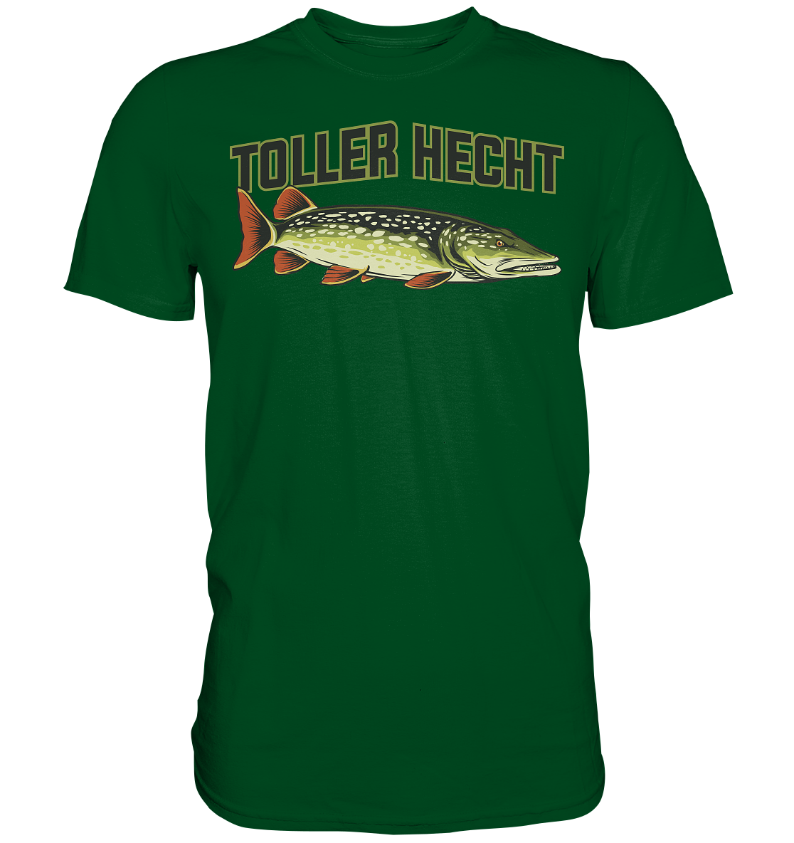 Toller Hecht - lustiges Motiv für den Hechtangler - Premium Shirt