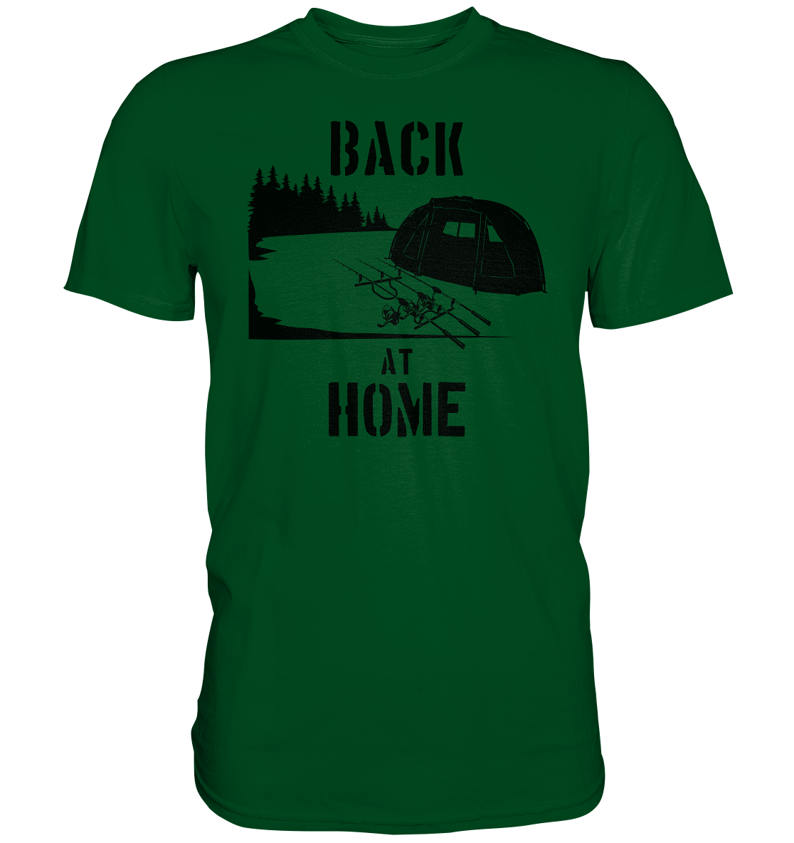 Back at Home - Karpfenangeln - Premium Shirt