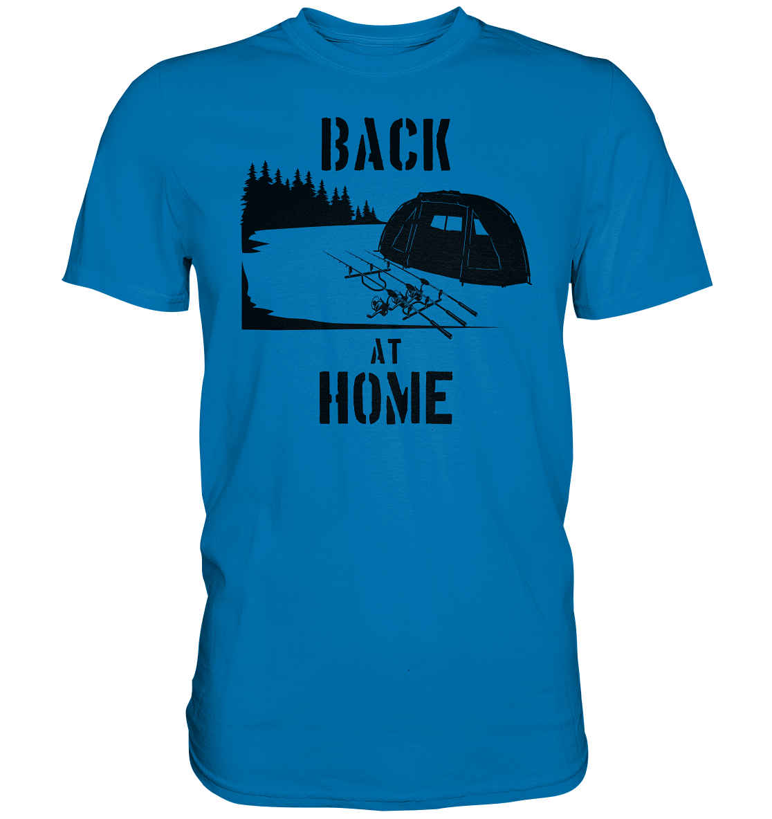 Back at Home - Karpfenangeln - Premium Shirt