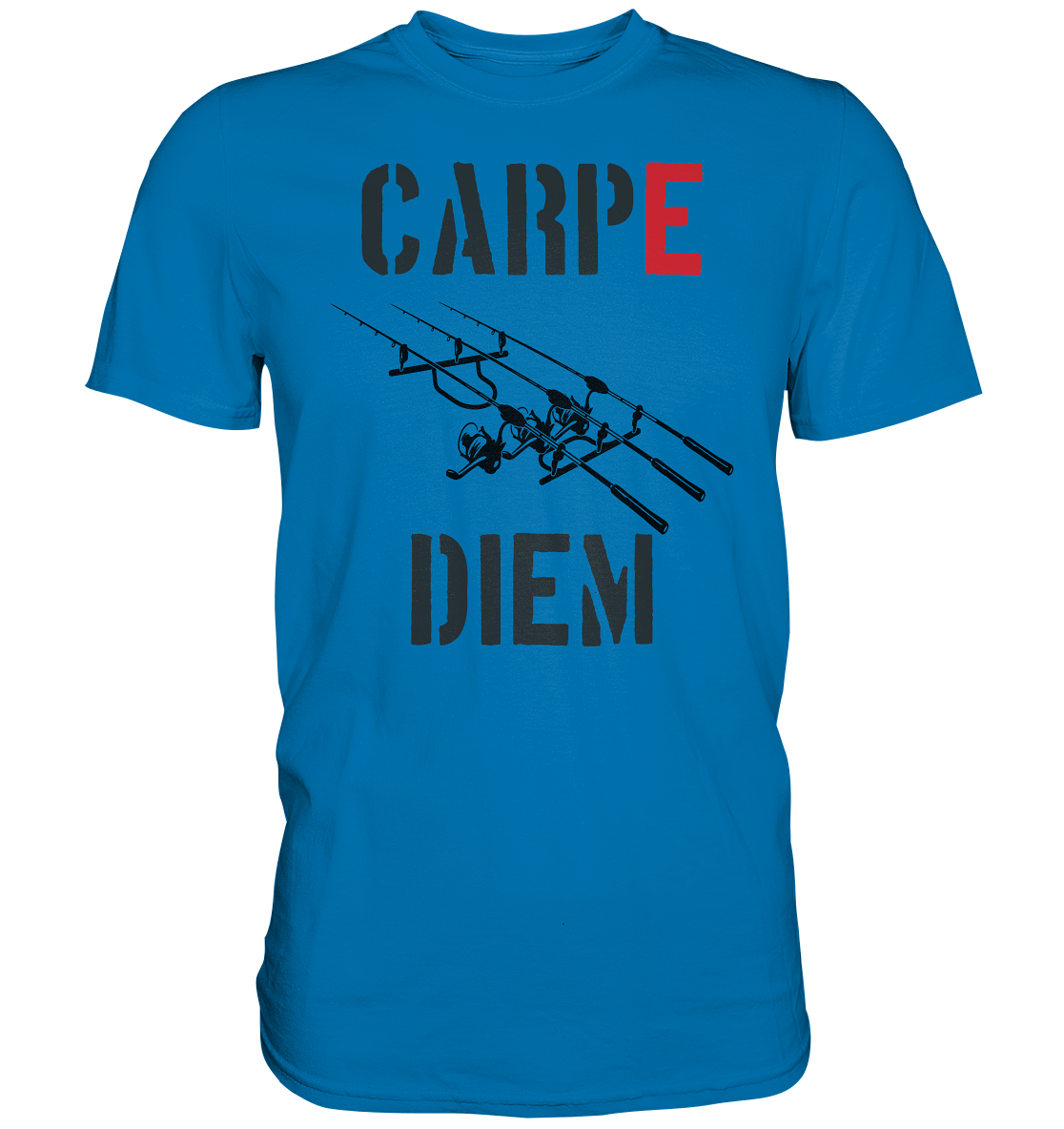 CARPE DIEM - Karpfenangler Karpfen Carp - Premium Shirt