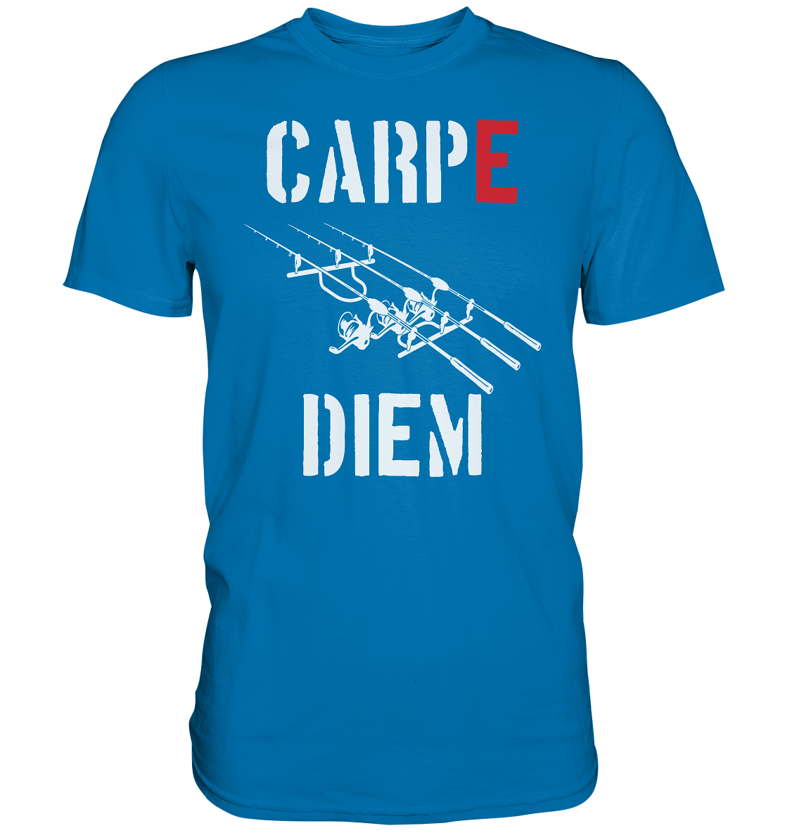 CARPE DIEM - Karpfenangler Karpfen Carp - Premium Shirt