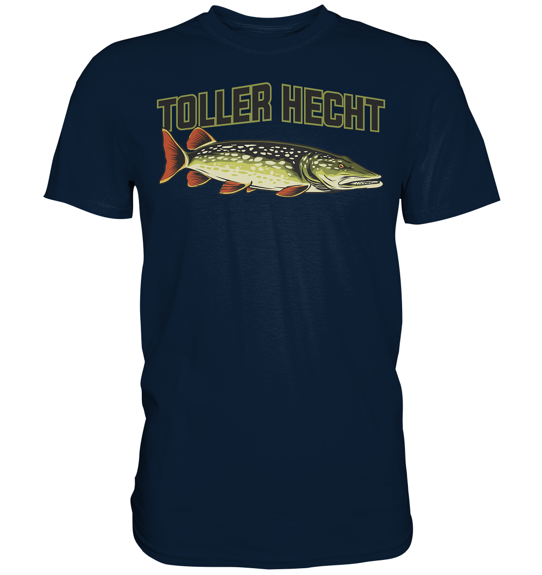 Toller Hecht - lustiges Motiv für den Hechtangler - Premium Shirt