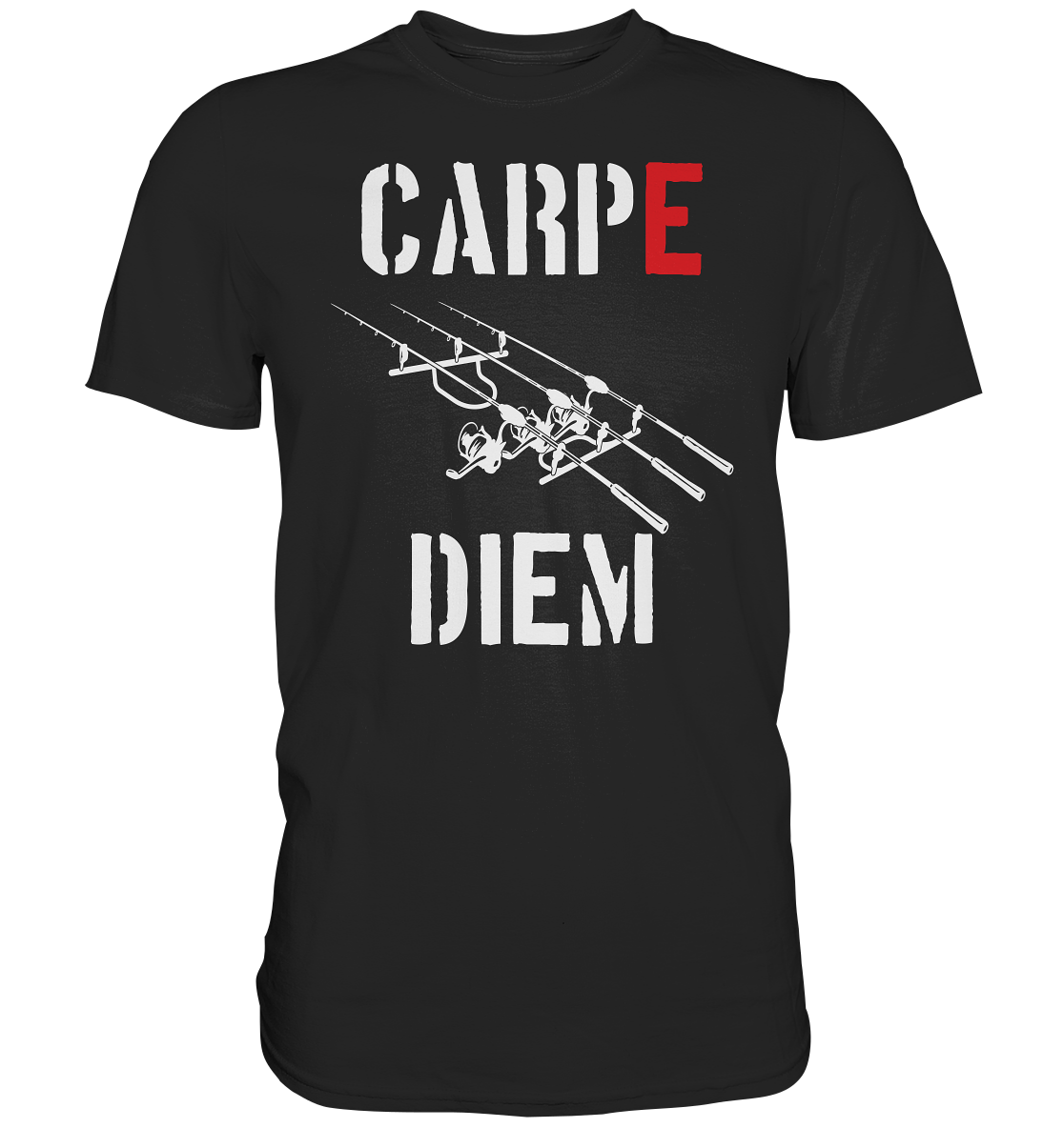 CARPE DIEM - Karpfenangler Karpfen Carp - Premium Shirt