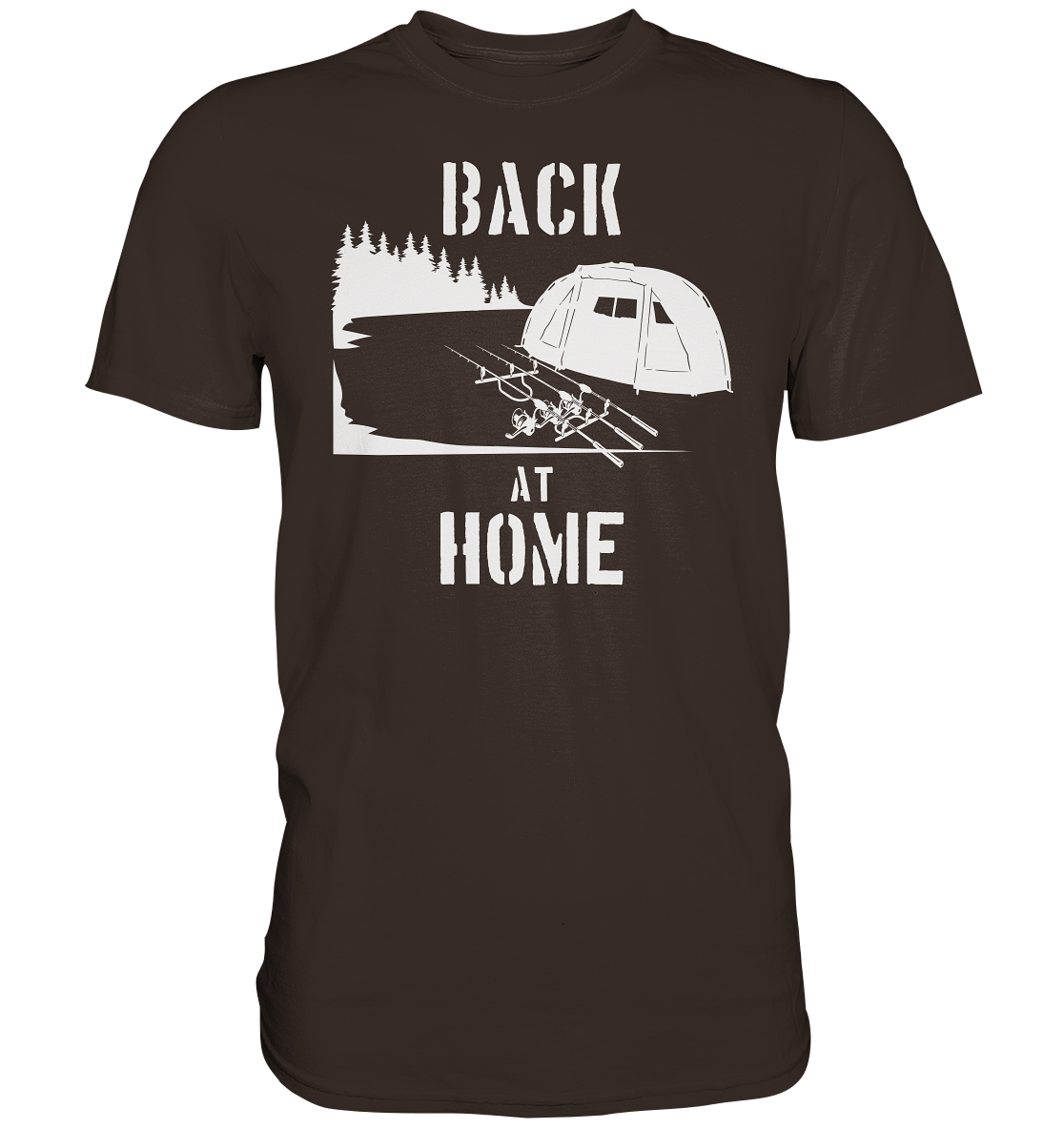 Back at Home - Karpfenangeln - Premium Shirt