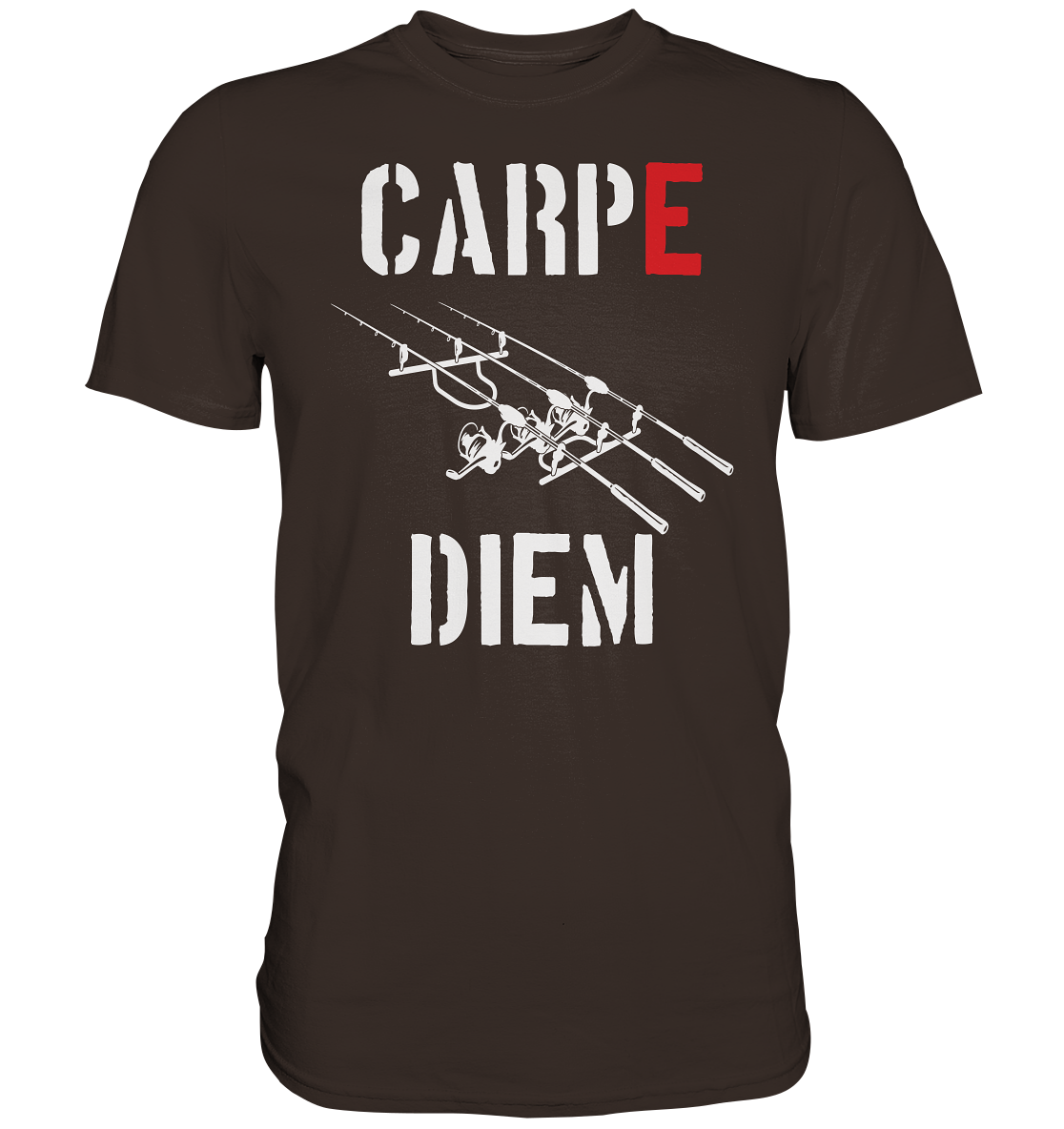CARPE DIEM - Karpfenangler Karpfen Carp - Premium Shirt