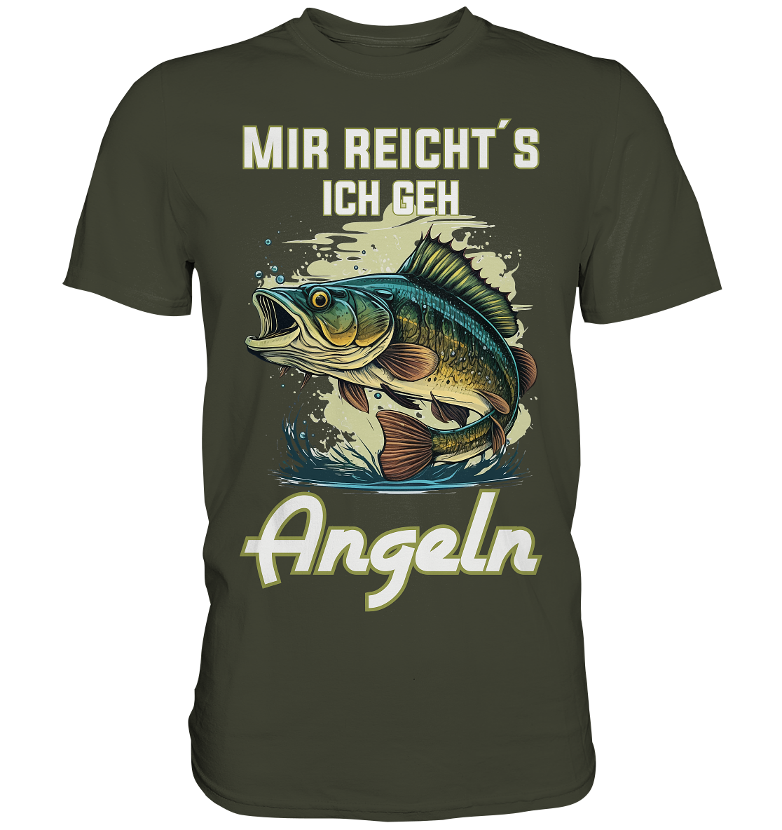 Mir reicht´s ich geh angeln - Premium Shirt