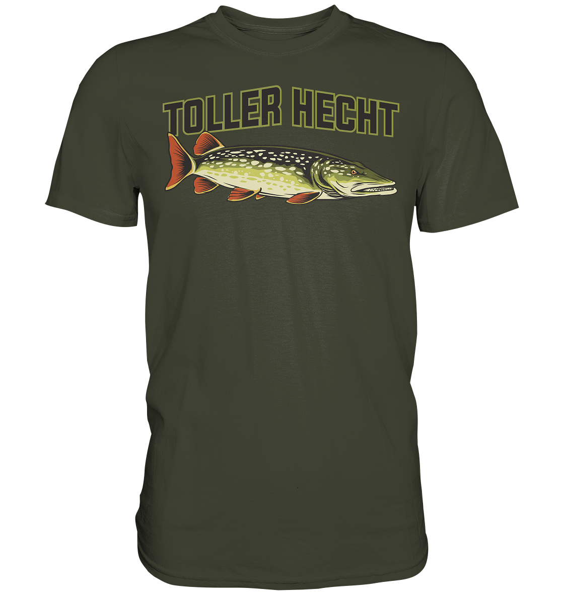 Toller Hecht - lustiges Motiv für den Hechtangler - Premium Shirt