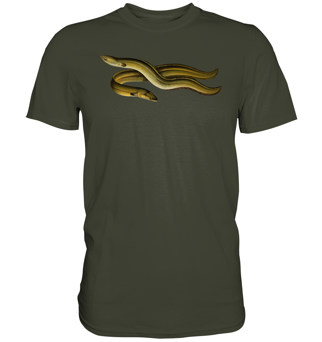 Aal – Lustiges Zielfisch Design für Angler und Fischliebhaber - Premium Shirt