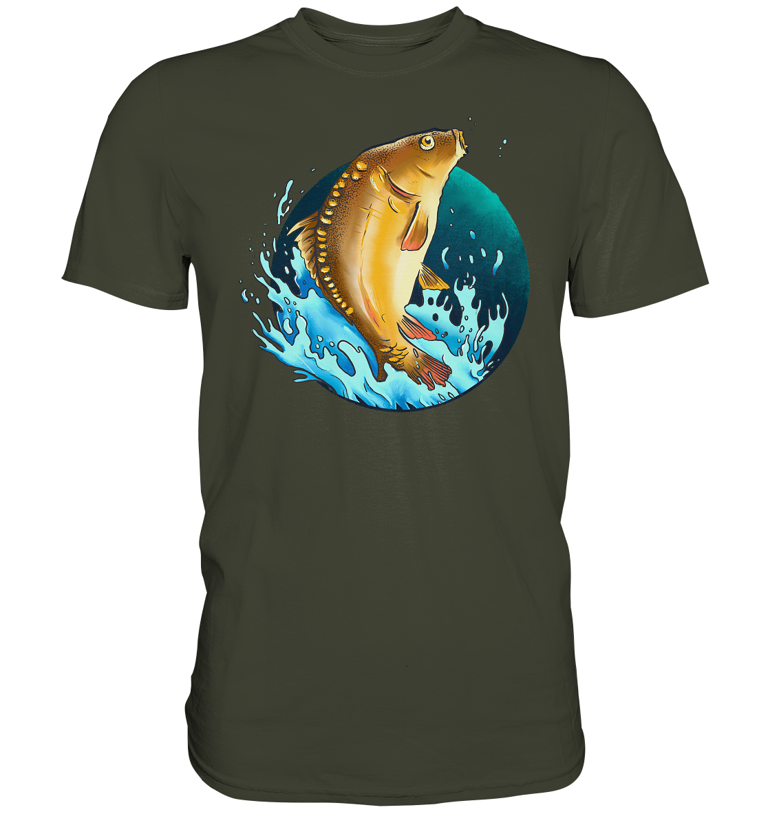 Springender Karpfen - Premium Shirt