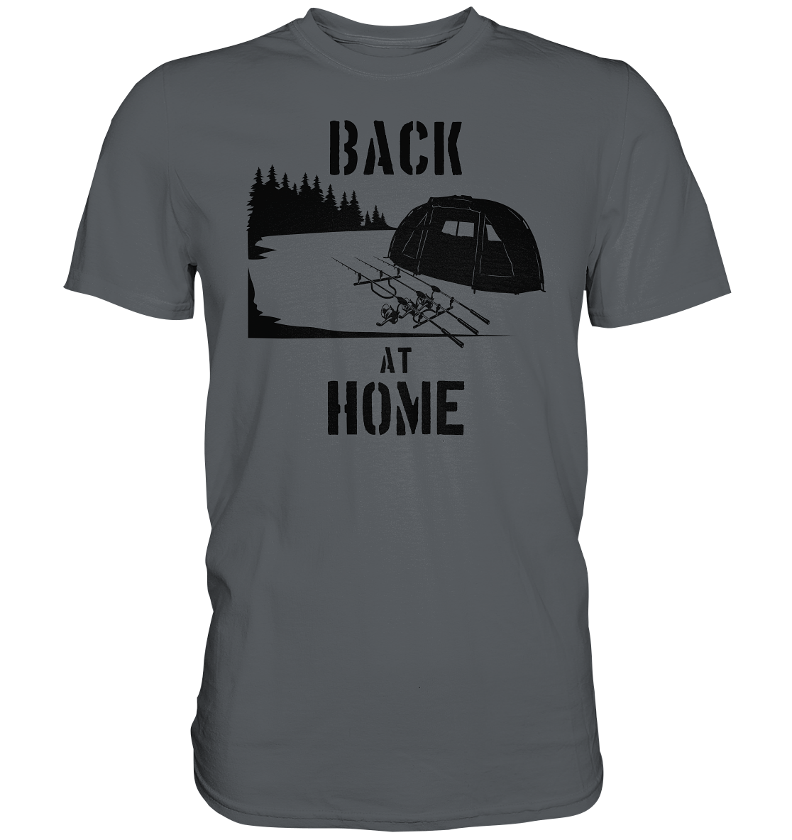 Back at Home - Karpfenangeln - Premium Shirt