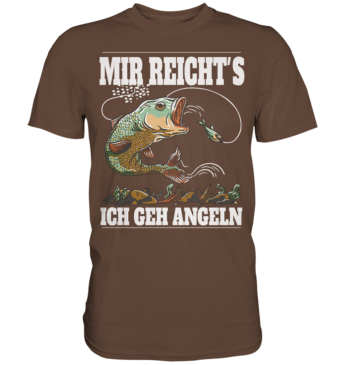 Mir reicht´s ich geh angeln - Premium Shirt