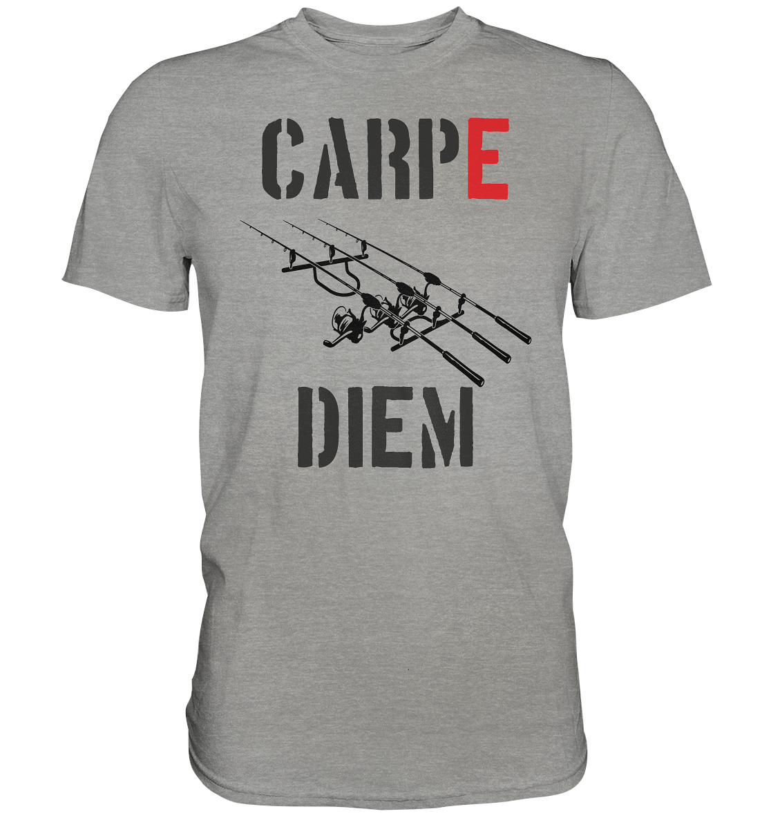 CARPE DIEM - Karpfenangler Karpfen Carp - Premium Shirt