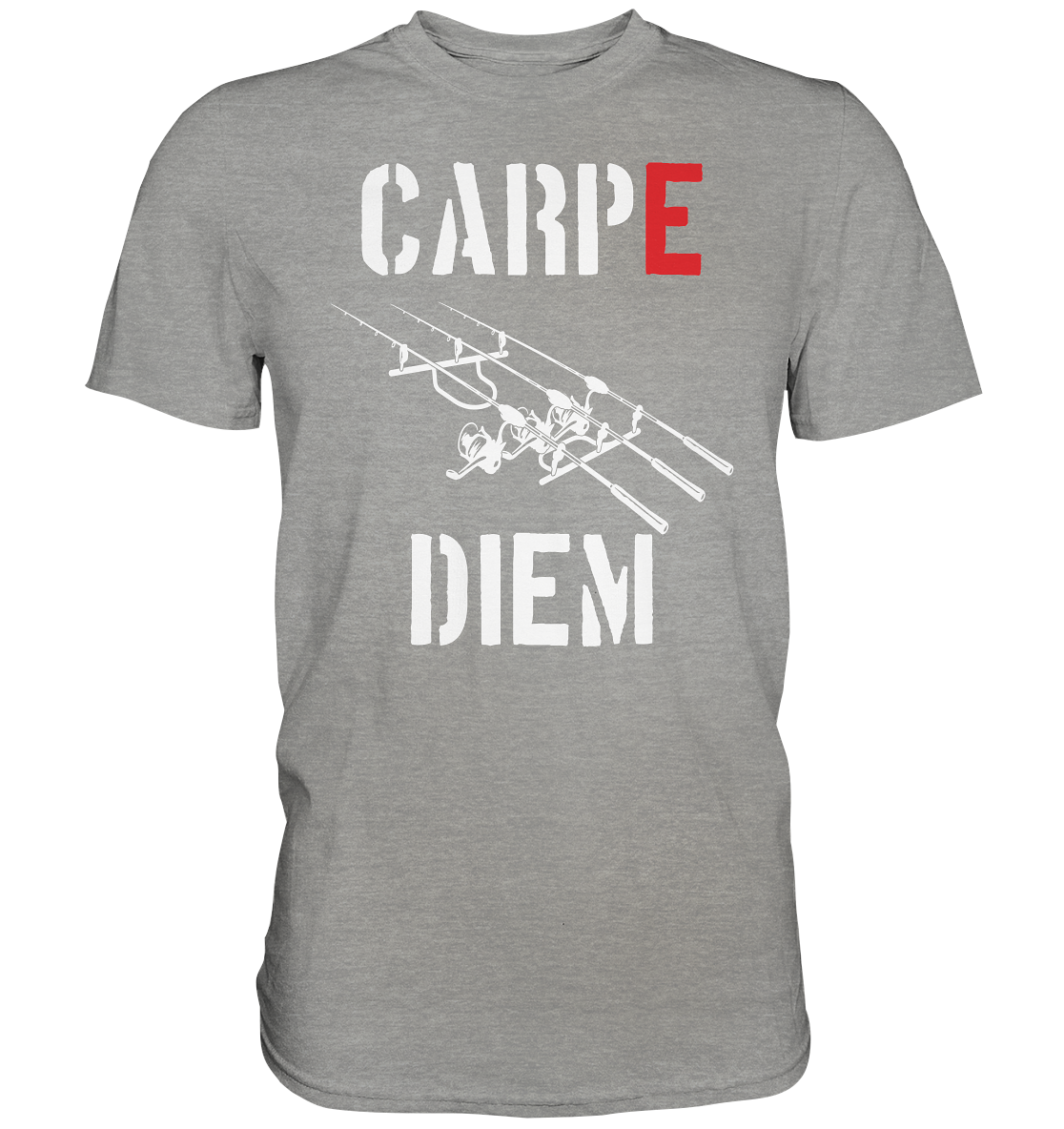 CARPE DIEM - Karpfenangler Karpfen Carp - Premium Shirt