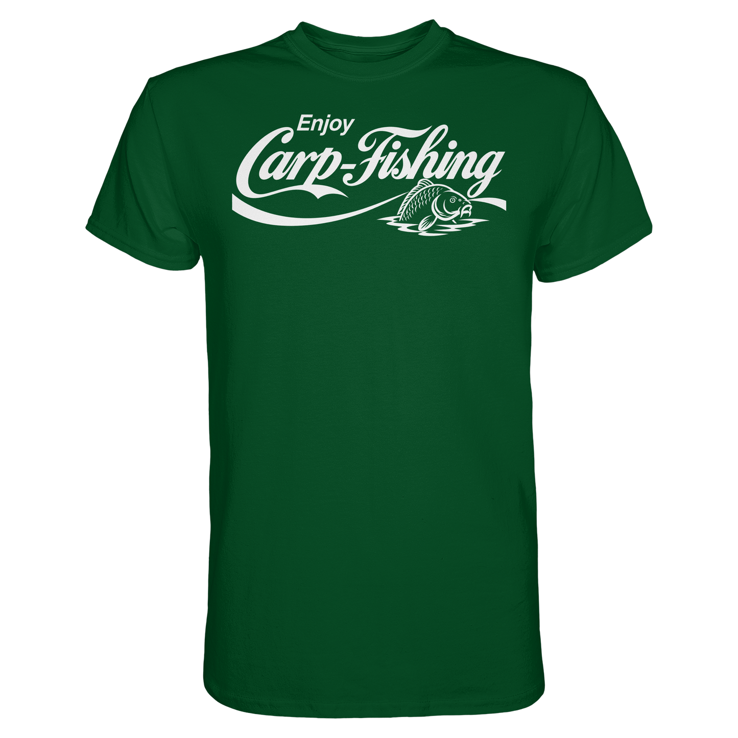 Enjoy Carp Fishing T-Shirt – Karpfenangler Premium Shirt für echte Carp Fishing Fans