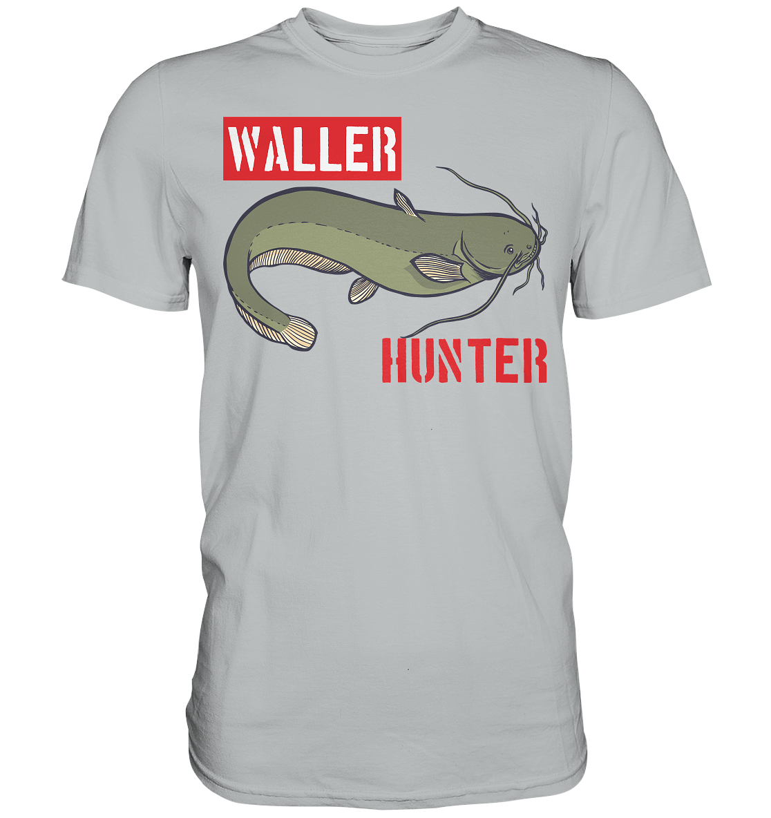 Waller Hunter - Wels Angler - Premium Shirt