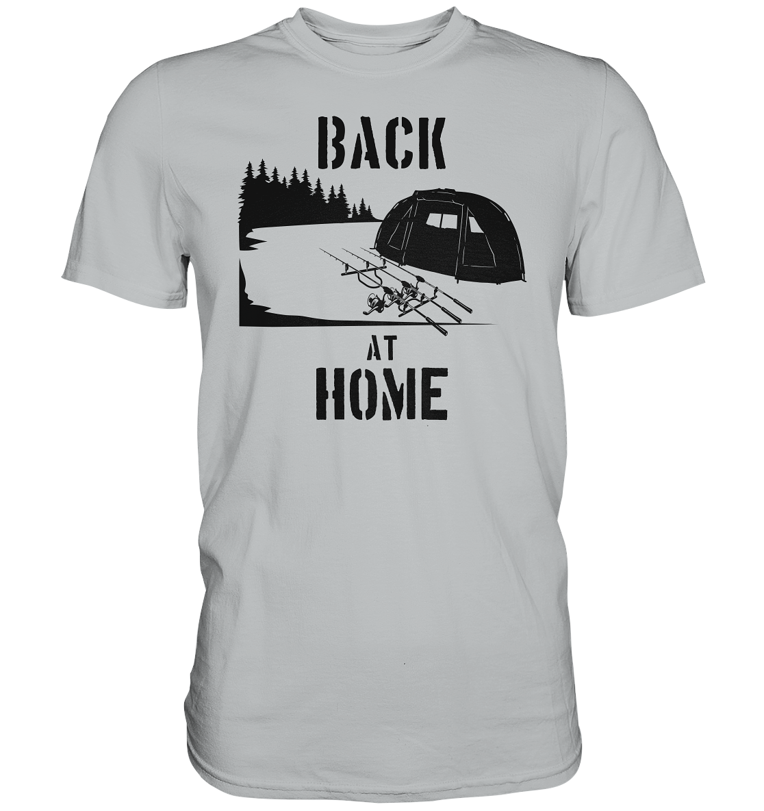 Back at Home - Karpfenangeln - Premium Shirt
