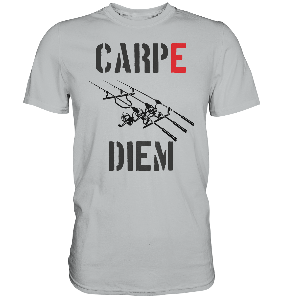 CARPE DIEM - Karpfenangler Karpfen Carp - Premium Shirt