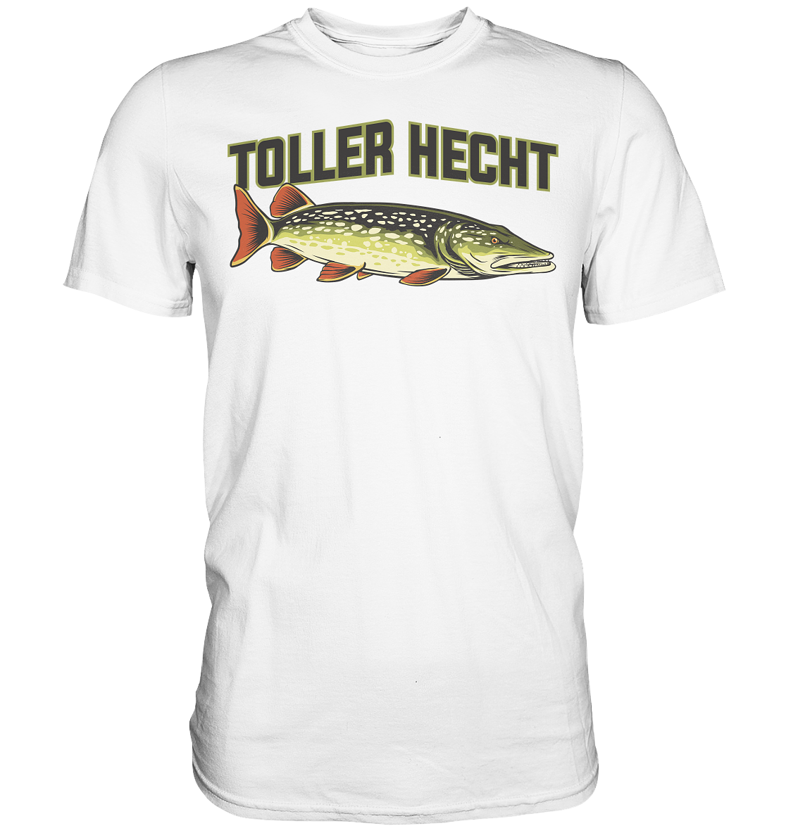 Toller Hecht - lustiges Motiv für den Hechtangler - Premium Shirt