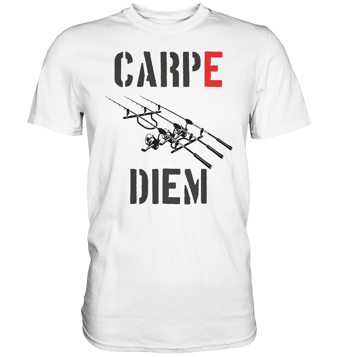 CARPE DIEM - Karpfenangler Karpfen Carp - Premium Shirt
