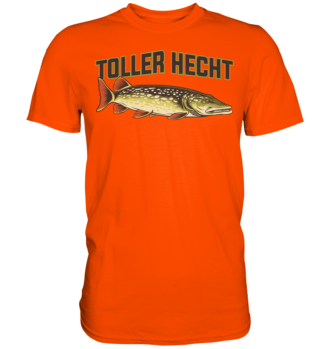 Toller Hecht - lustiges Motiv für den Hechtangler - Premium Shirt