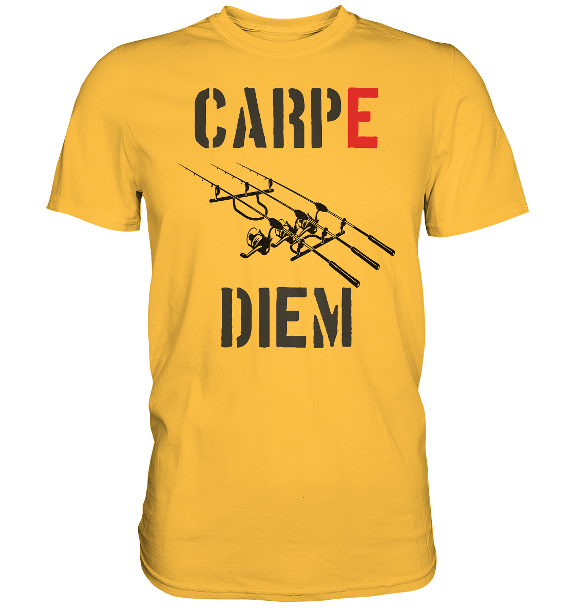 CARPE DIEM - Karpfenangler Karpfen Carp - Premium Shirt