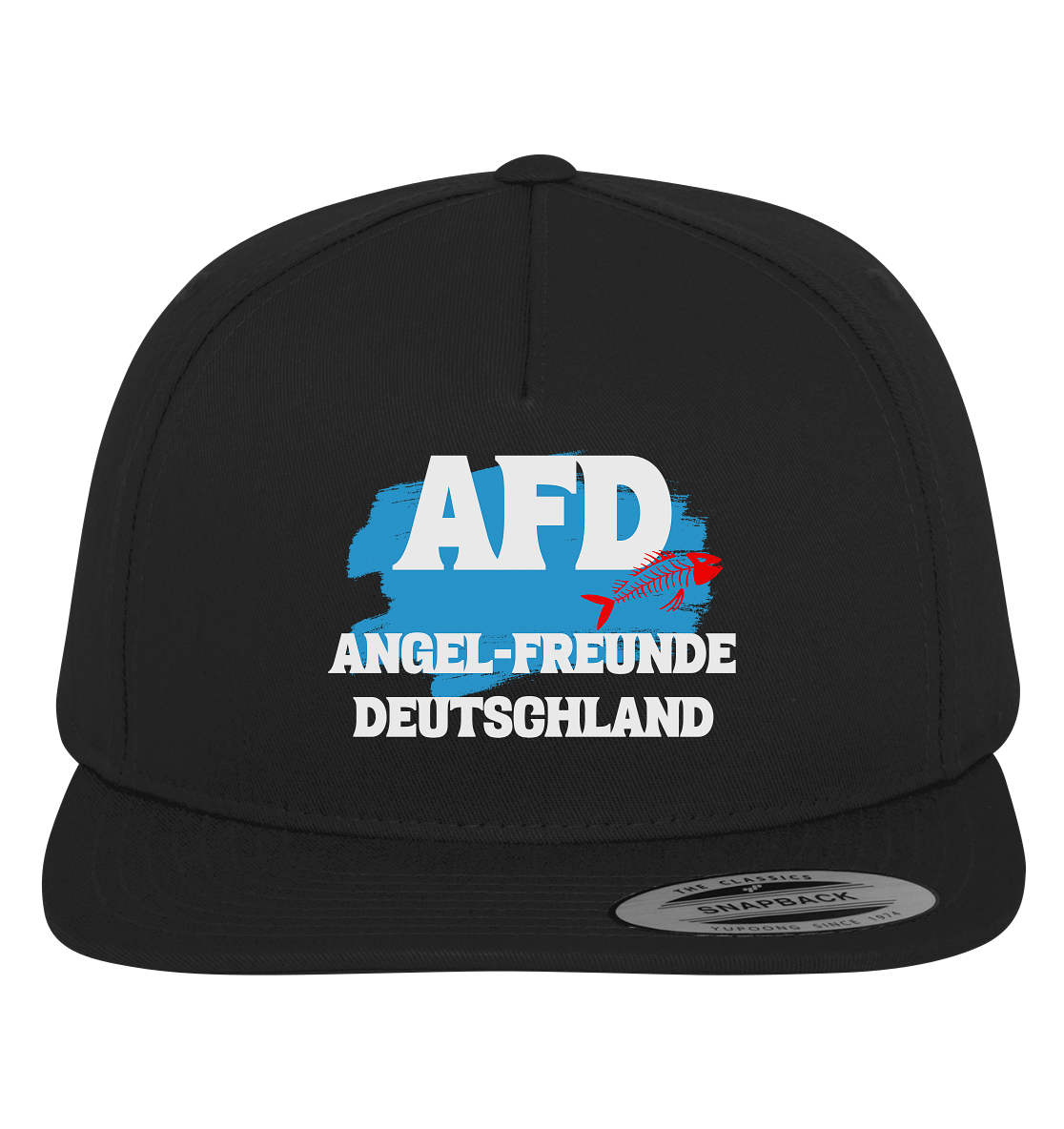 AFD Angel-Freunde Deutschland - für Angler Fischerei Hobby Männer Angelsport Karpfen Raubfisch Wels Waller Zielfisch - Premium Snapback