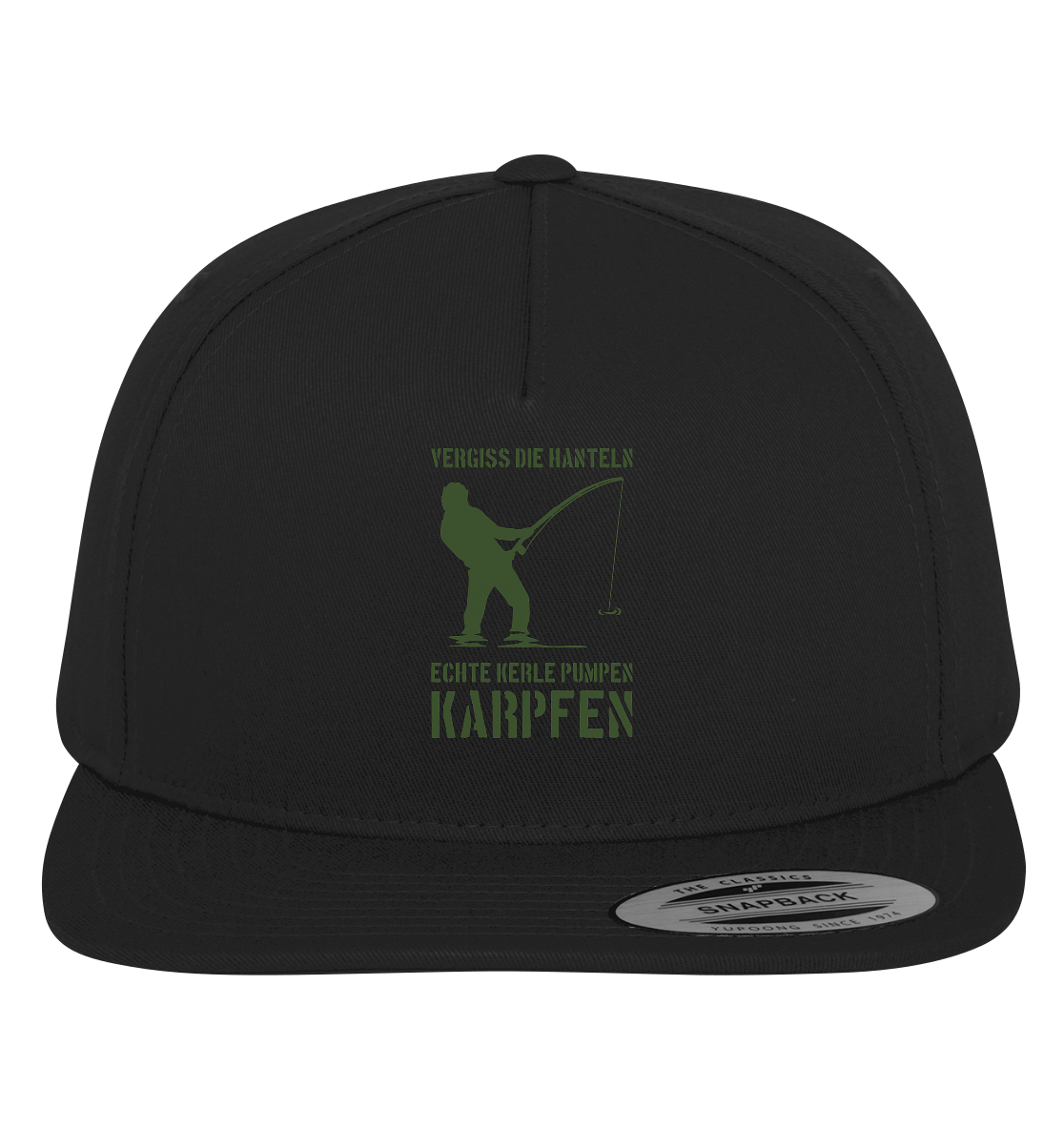 Vergiss die Hanteln echte Kerle pumpen Karpfen - Premium Snapback