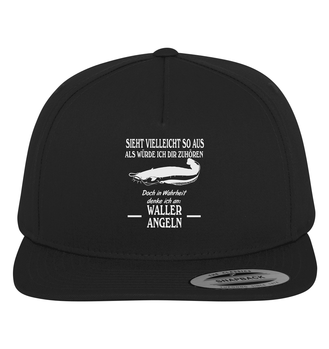 Denke an Waller angeln - Premium Snapback