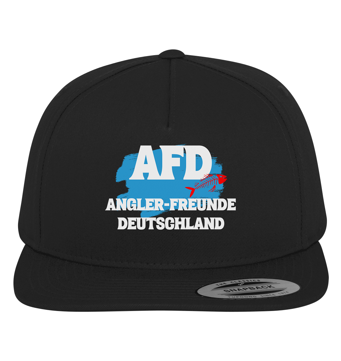 AFD Angler-Freunde Deutschland - für Angler Fischerei Hobby Männer Angelsport Karpfen Raubfisch Wels Waller Zielfisch Angeln - Premium Snapback