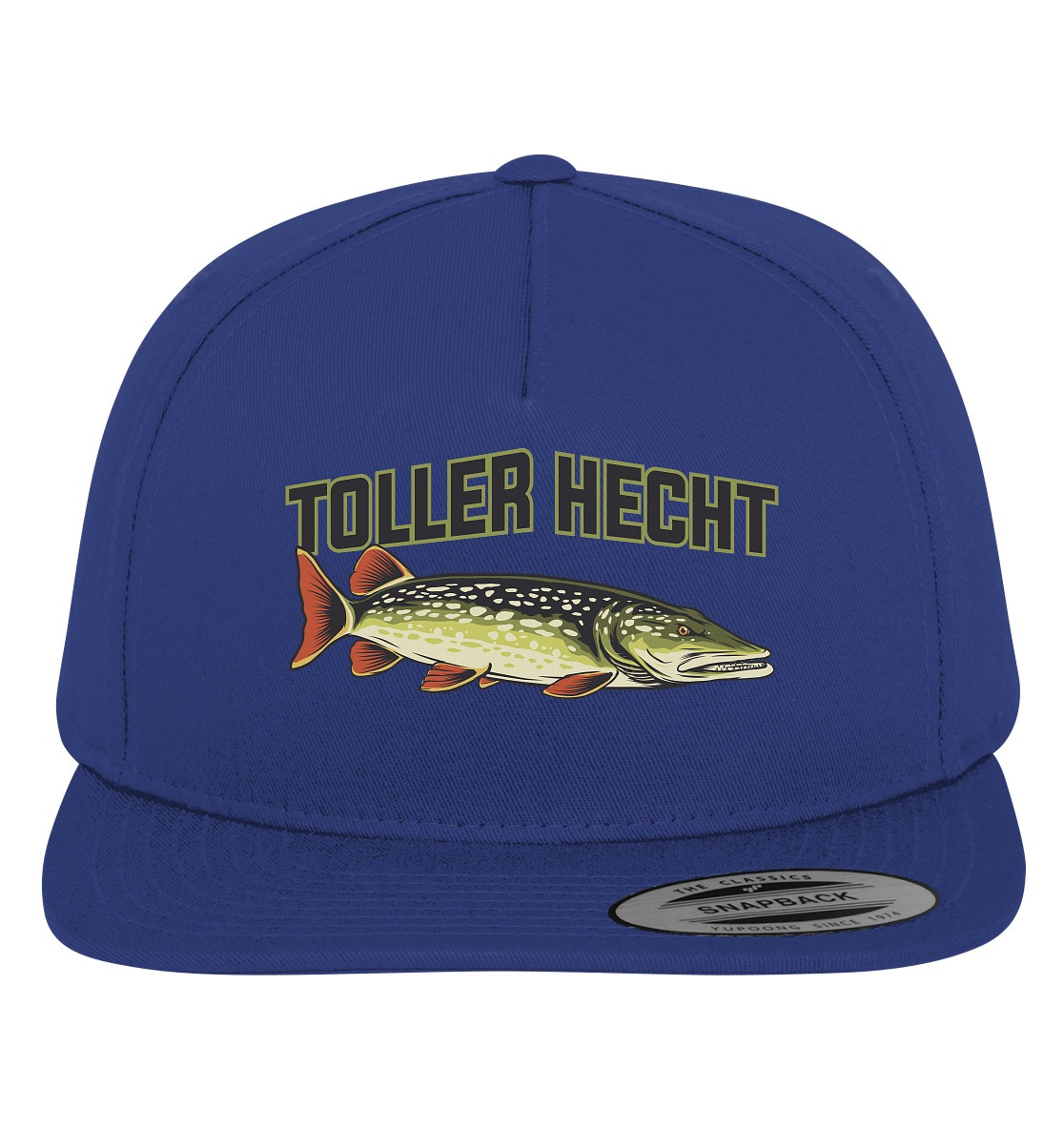 Toller Hecht - lustiges Motiv für den Hechtangler - Premium Snapback