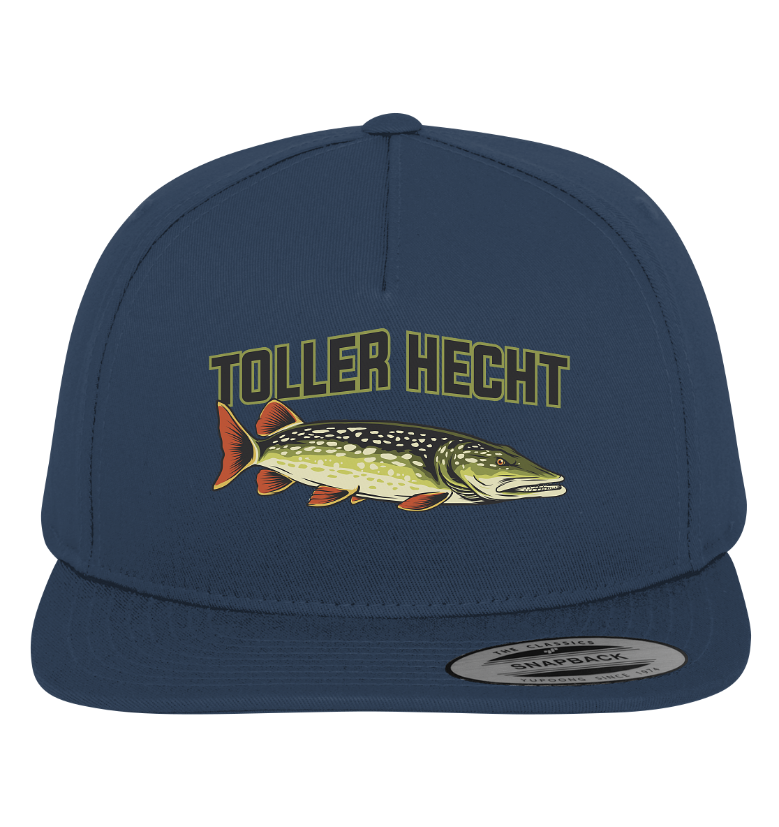 Toller Hecht - lustiges Motiv für den Hechtangler - Premium Snapback