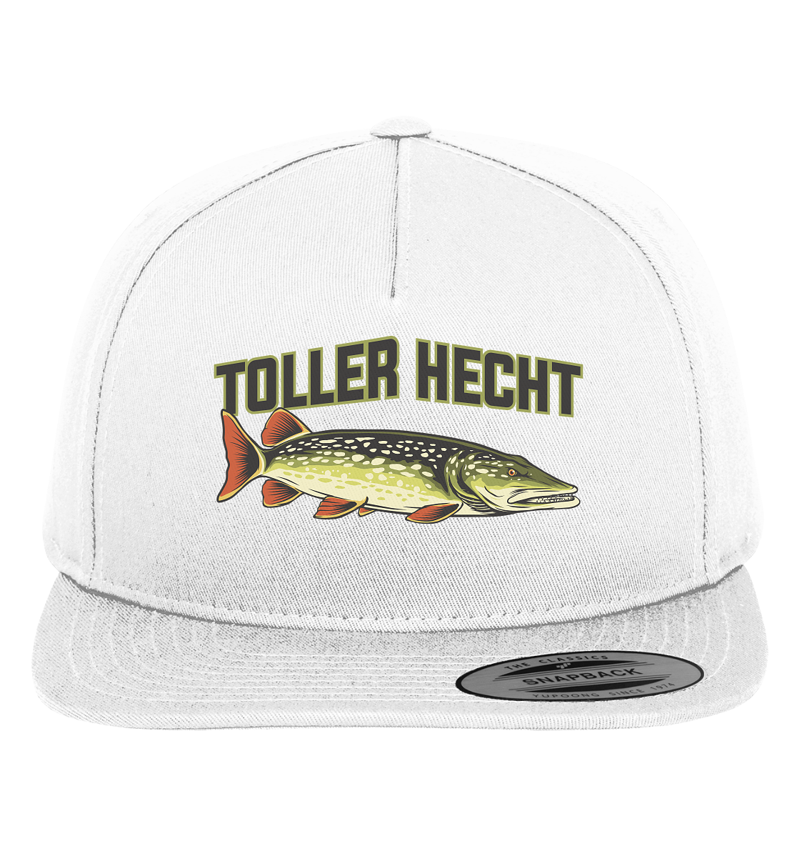 Toller Hecht - lustiges Motiv für den Hechtangler - Premium Snapback