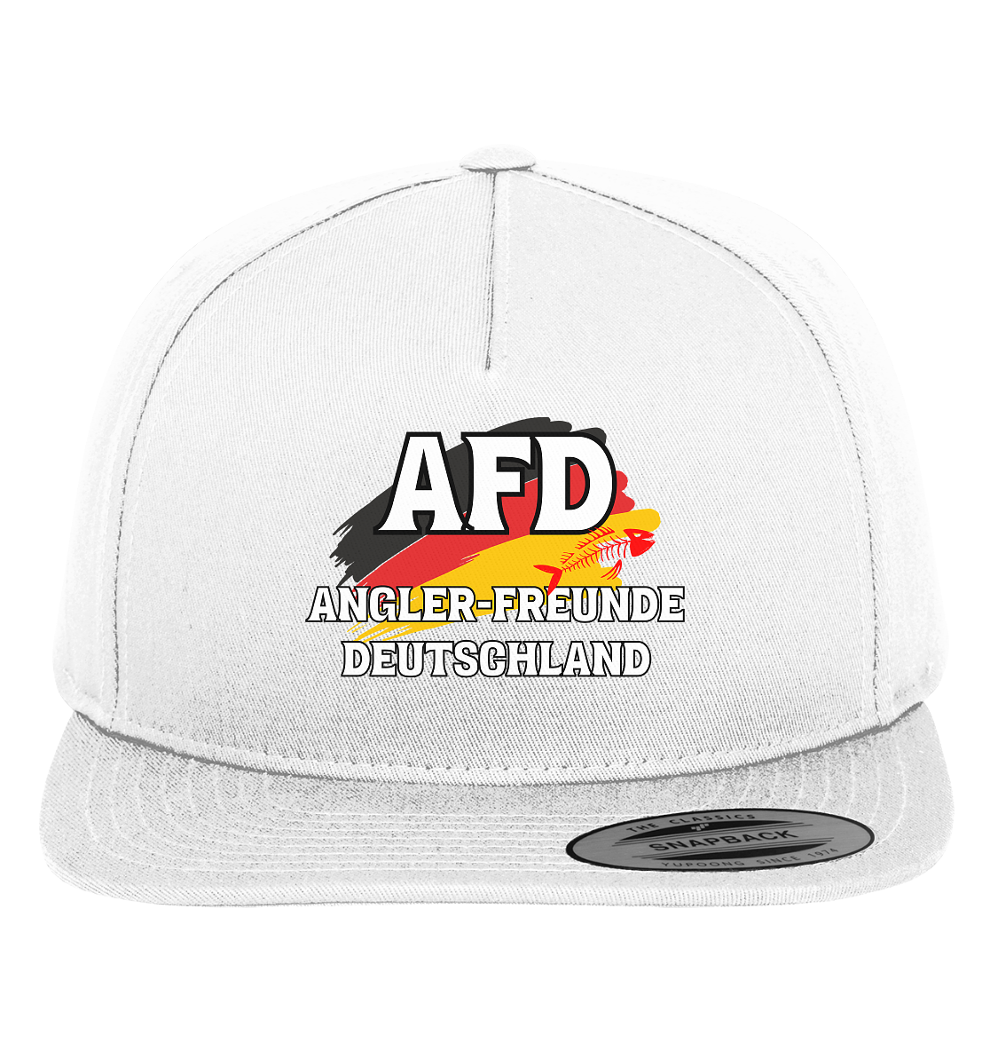 AFD Angler-Freunde Deutschland - für Angler Fischerei Hobby Männer Angelsport Karpfen Raubfisch Wels Waller Zielfisch Angeln - Premium Snapback