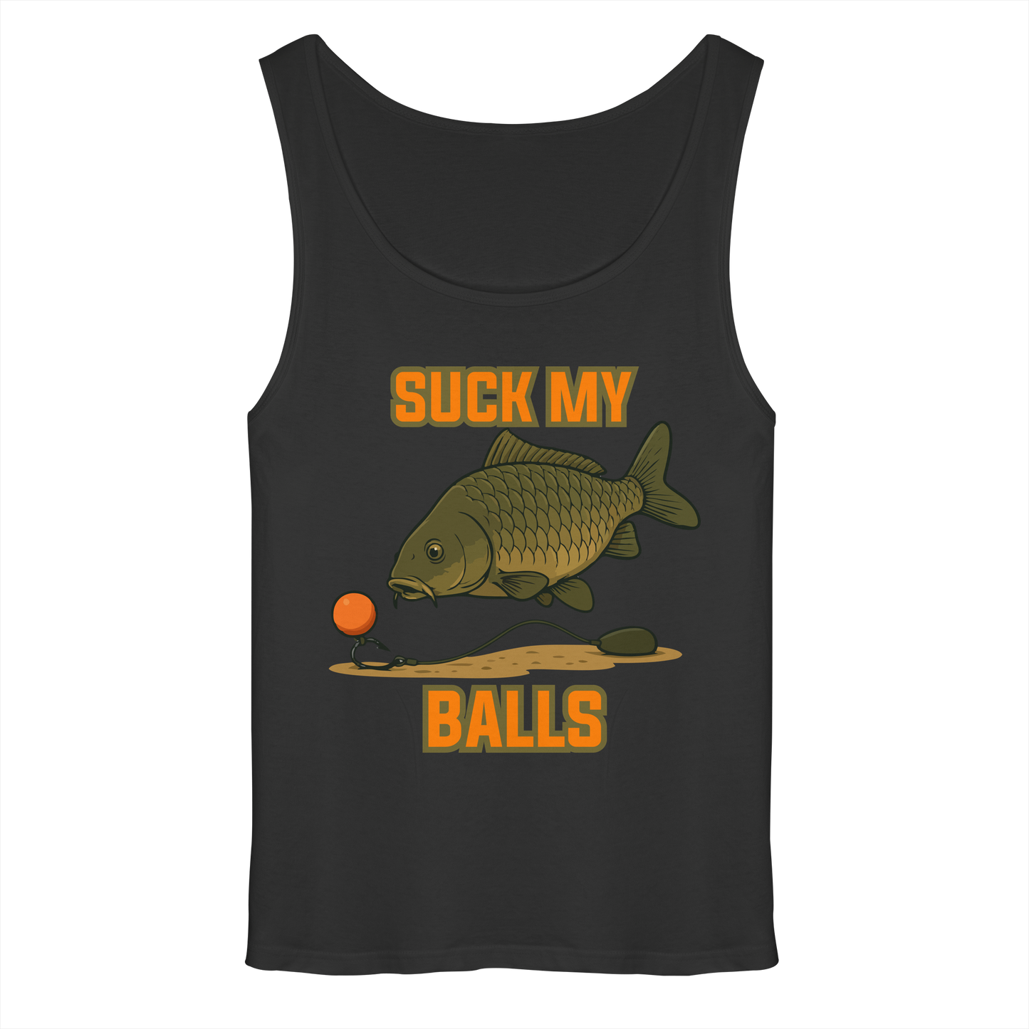 SUCK MY BALLS - Carp Fishing Hunter Karpfen Angeln Angler Boilies Tank-Top