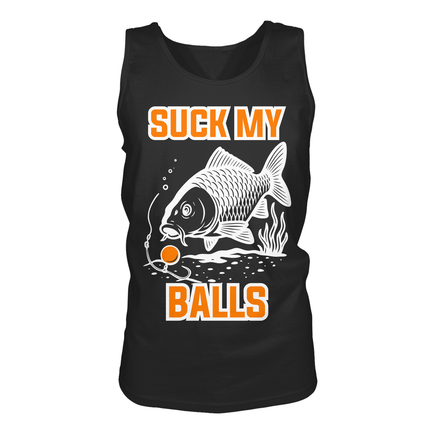 SUCK MY BALLS - Carp Fishing Hunter Karpfen Angeln Angler Boilies Tank Top