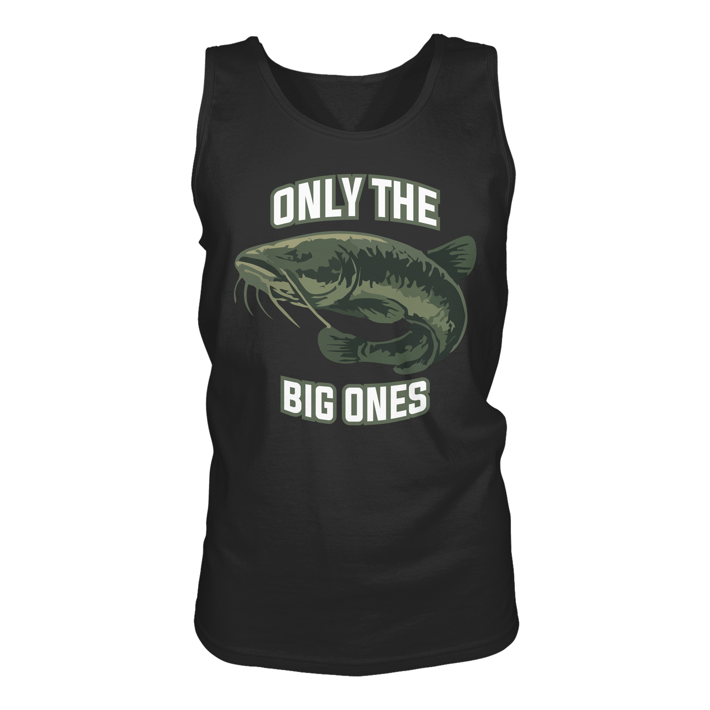 Only the big ones - Waller Wels anglen Catfish Big Fish Wallerangeln Tank-Top