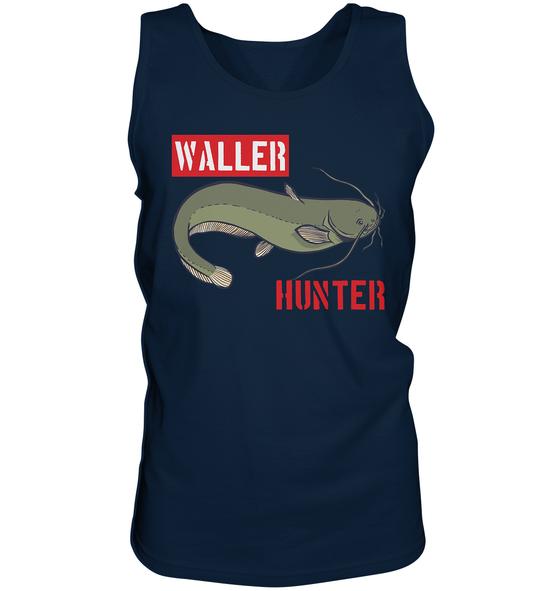 Waller Hunter - Wels Angler - Tank-Top