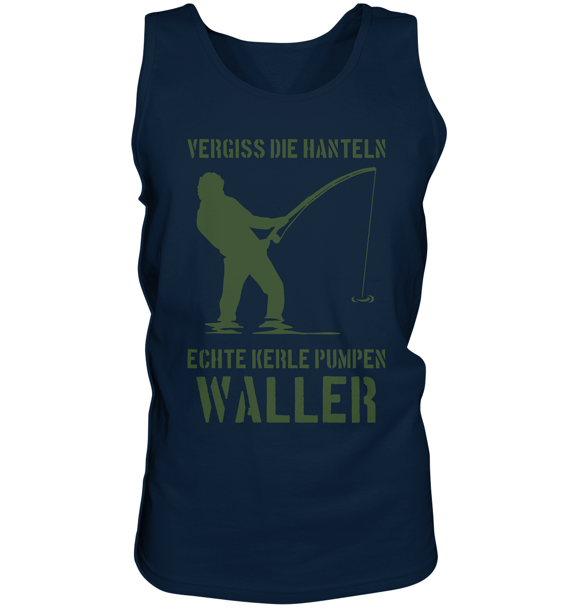 Vergiss die Hanteln echte Kerle pumpen Waller - Tank-Top