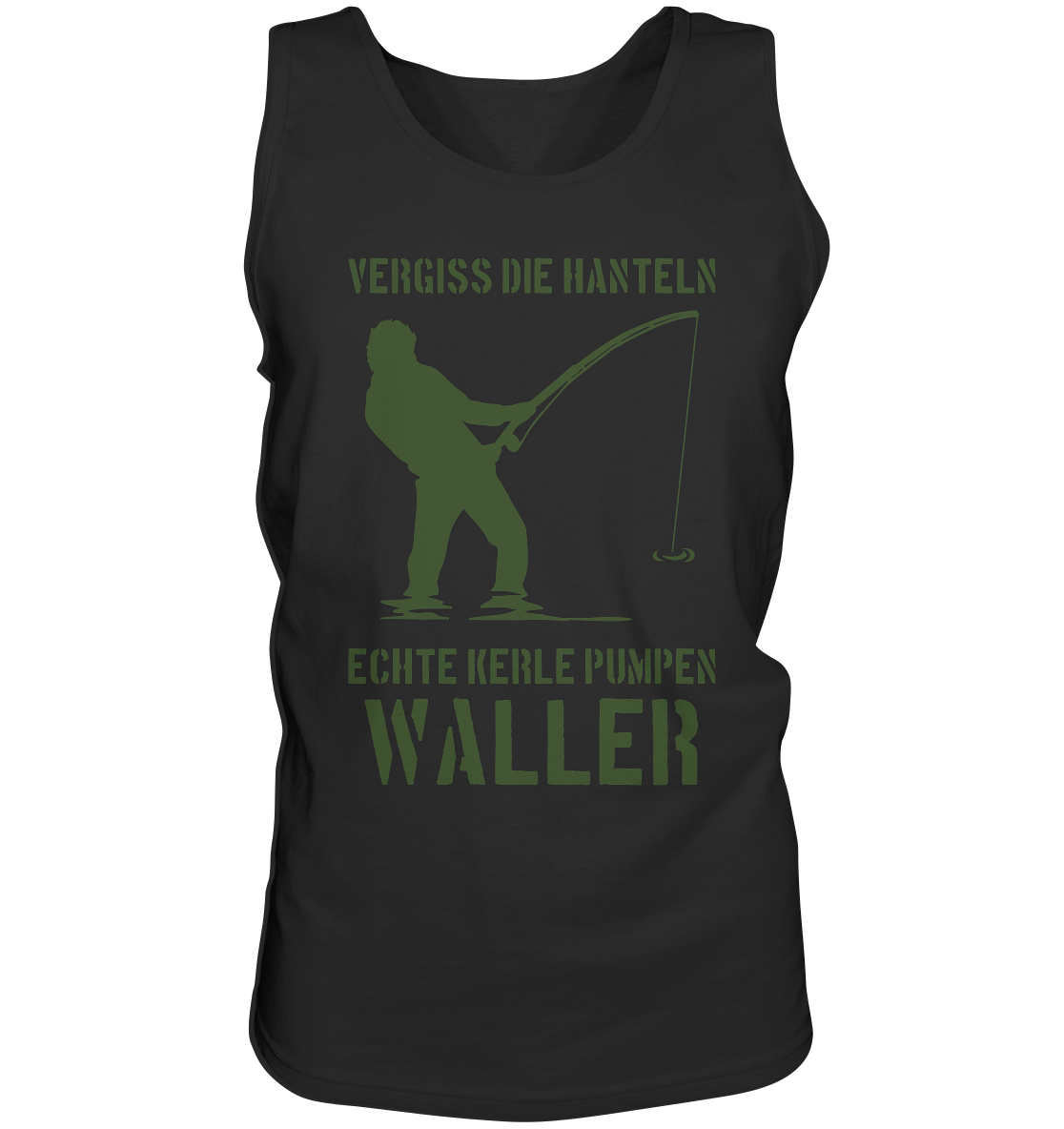 Vergiss die Hanteln echte Kerle pumpen Waller - Tank-Top