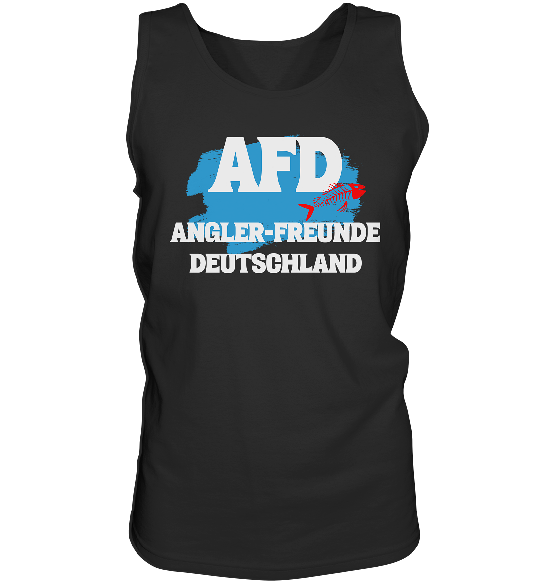 AFD Angler-Freunde Deutschland - für Angler Fischerei Hobby Männer Angelsport Karpfen Raubfisch Wels Waller Zielfisch Angeln - Tank-Top