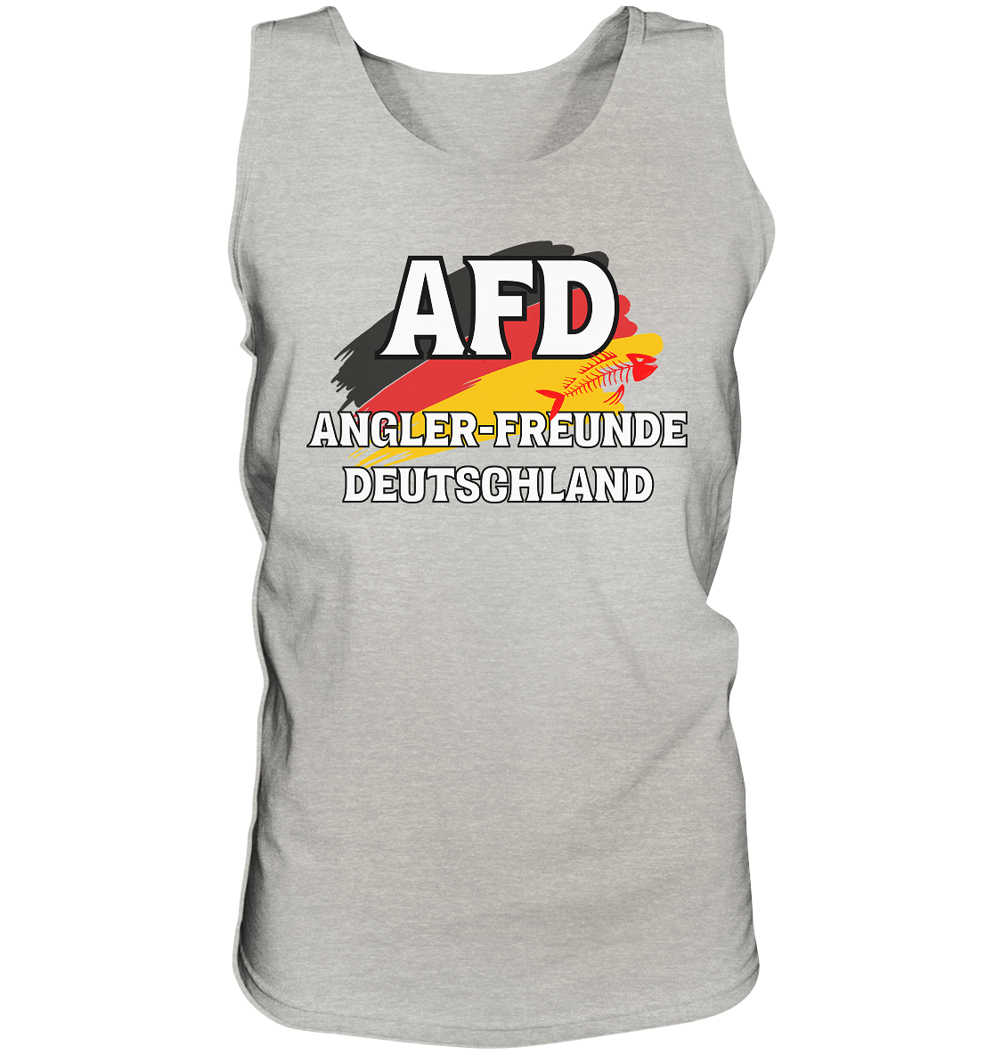 AFD Angler-Freunde Deutschland - für Angler Fischerei Hobby Männer Angelsport Karpfen Raubfisch Wels Waller Zielfisch Angeln - Tank-Top