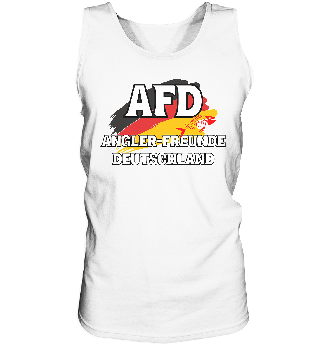 AFD Angler-Freunde Deutschland - für Angler Fischerei Hobby Männer Angelsport Karpfen Raubfisch Wels Waller Zielfisch Angeln - Tank-Top
