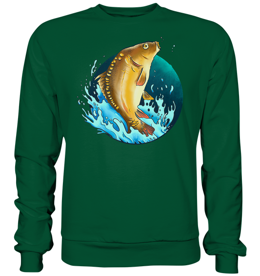 Springender Karpfen - Basic Sweatshirt