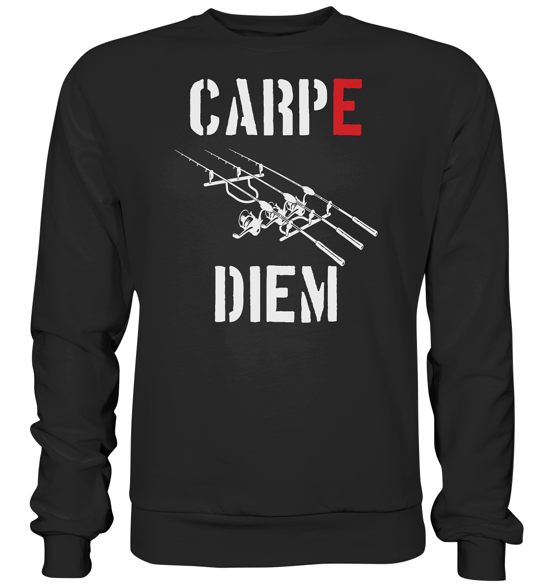 CARPE DIEM - Karpfenangler Karpfen Carp - Basic Sweatshirt